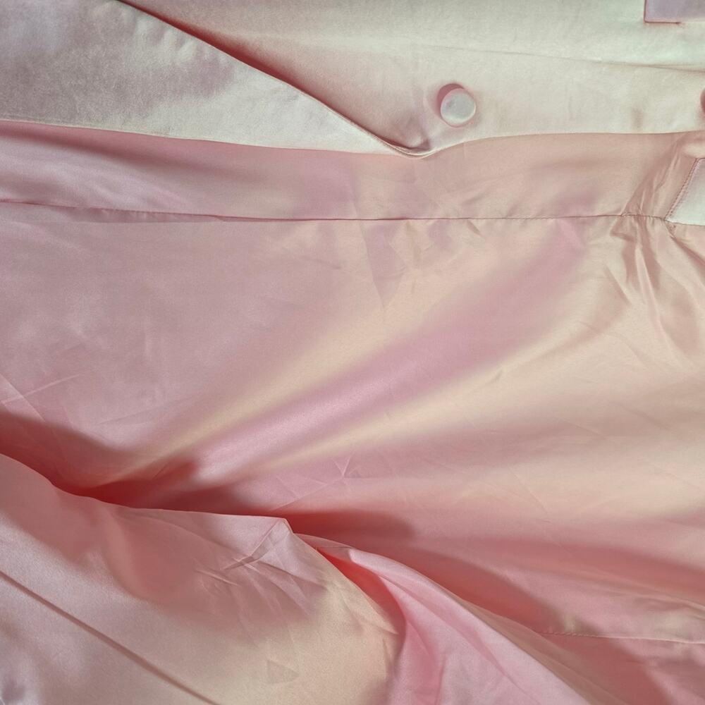 NWT Good American Pink Satin Blazer – Size 0 - Picture 13 of 14